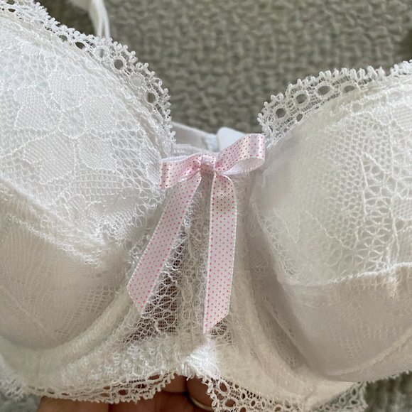 Freya - Fancies - White Padded Half Cup Bra - Picture 10 of 12